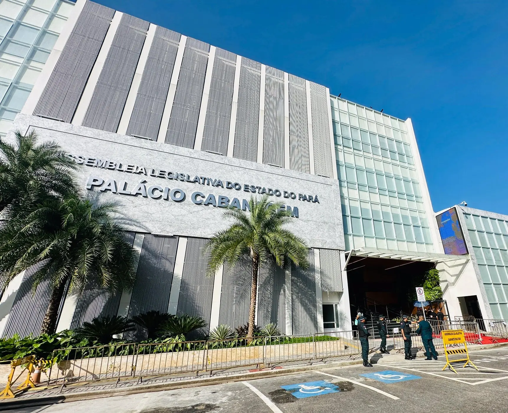 Fachada do Palácio Cabanagem, sede da Assembleia Legislativa do Pará